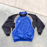 BLUE ADIDAS QTR ZIP LARGE