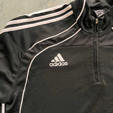 BLACK ADIDAS QTR ZIP LARGE