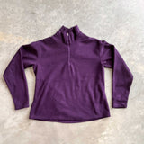 PURPLE PATAGONIA ZIP FLEECE MEDIUM