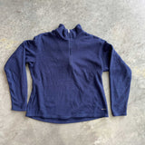 NAVY PATAGONIA QRT ZIP FLEECE MEDIUM