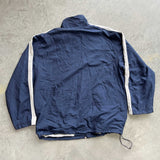 NAVY REEBOK SPRAY JACKET  X LARGE