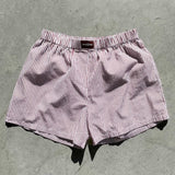 Boxers - Burgundy Stripe