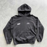 Nostalgia Hoodie - Racer Swirl - Washed Black