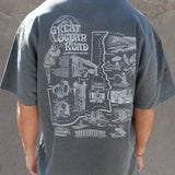 No Mercy Tee - Vintage Map - Alpine