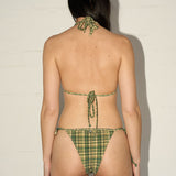 Lenny Bikini - Dark Green Check