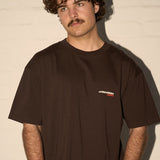 Lenny Tee - Daisies - Espresso