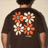 Lenny Tee - Daisies - Espresso
