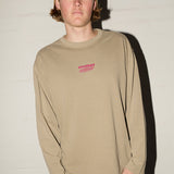 No Mercy LS Tee - Racer Tee - Cookie Dough