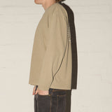 No Mercy LS Tee - Racer Tee - Cookie Dough
