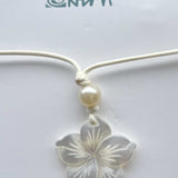 MOP Frangipani Necklace