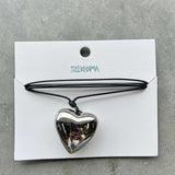 Khrma Silver Heart Necklace