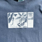 Offshore Tee - Floral Blur - Deep Water