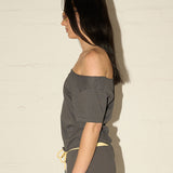 Cut Off Tee - Ash