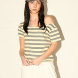 Cut Off Tee - Lemon/Granite