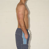 Panel Base Boardies - Navy/Light Blue