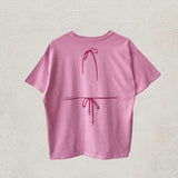 Throwback Tee - Bikini Beads - Malibu Pink