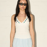 Poppy Top - White