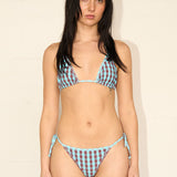 Rory Bikini - Blue/Brown Check