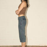 Salty Jeans 3/4 - Streaky Indigo