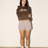 Saskia Shorts - Brown Check