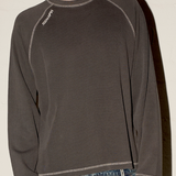 Contrast Raglan LS Tee - Twilight Grey