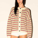 Spring Cardigan - Spring Stripe