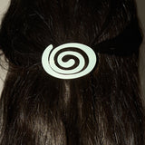 Swirl Clip - Blue