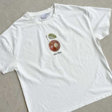 Thrift Tee - Apple pool Ball - White