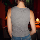 Bunched Top - Steel Grey