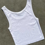 Tight Singlet - Blank - White