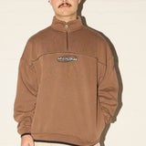 Southside Qtr Zip - Blurred Brownie