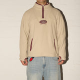 Vintage Polar Quarter Zip Jumper - Mylk