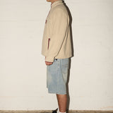 Vintage Polar Quarter Zip Jumper - Mylk