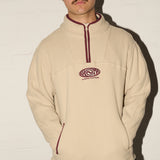 Vintage Polar Quarter Zip Jumper - Mylk