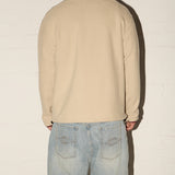 Vintage Polar Quarter Zip Jumper - Mylk