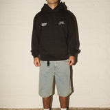 Nostalgia Hoodie - Racer Swirl - Washed Black