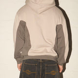 Leo Hoodie - Pale Mushroom/Dark Grey