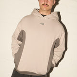 Leo Hoodie - Pale Mushroom/Dark Grey