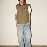 Reversible Worker Vest - Hunt Green