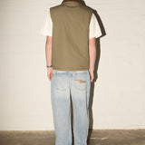 Reversible Worker Vest - Hunt Green