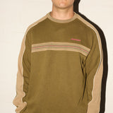 Relaxo Knit - Olive Stripe