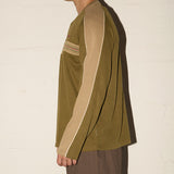 Relaxo Knit - Olive Stripe