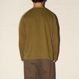 Relaxo Knit - Olive Stripe
