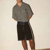 90's Boardies - Black/Puddle