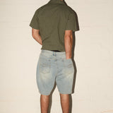 Shin Slapper Jorts - Streaky Blue