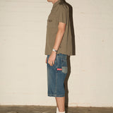 Contrast Jorts - Mid Blue