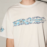 Chopped Maui Tee - Y2K Hibiscus - Thrift White