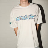 Chopped Maui Tee - Y2K Hibiscus - Thrift White