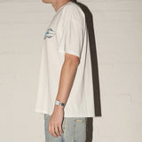 Chopped Maui Tee - Y2K Hibiscus - Thrift White