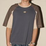 Flynn Tee - Astro Blue/Goose Grey/Ecru